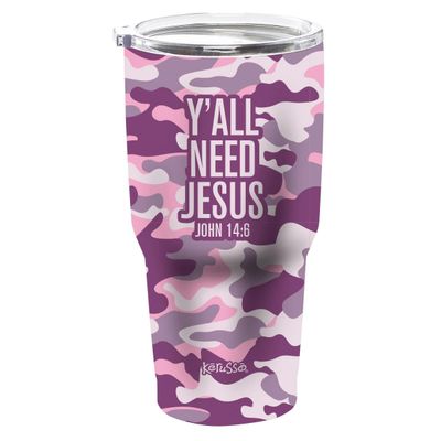 30 oz DW/SS Tumbler - Y'all Need Jesus