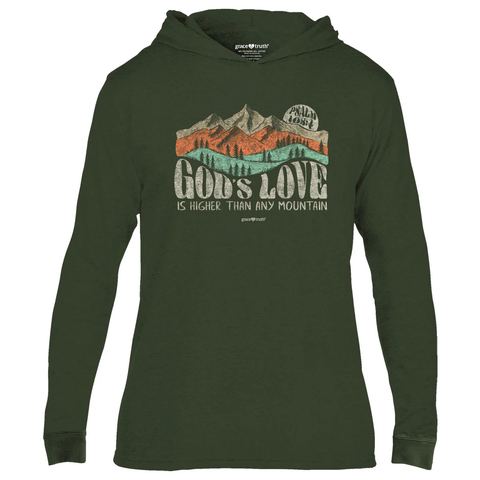 Grace and Truth Womens Hooded T-Shirt God's Love