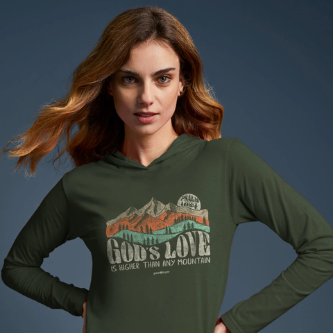 Grace and Truth Womens Hooded T-Shirt God's Love