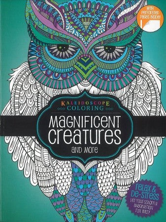 Coloring Book-Magnificent Creatures and More - (Will and Wisdom Books) by Hinkler (Paperback)